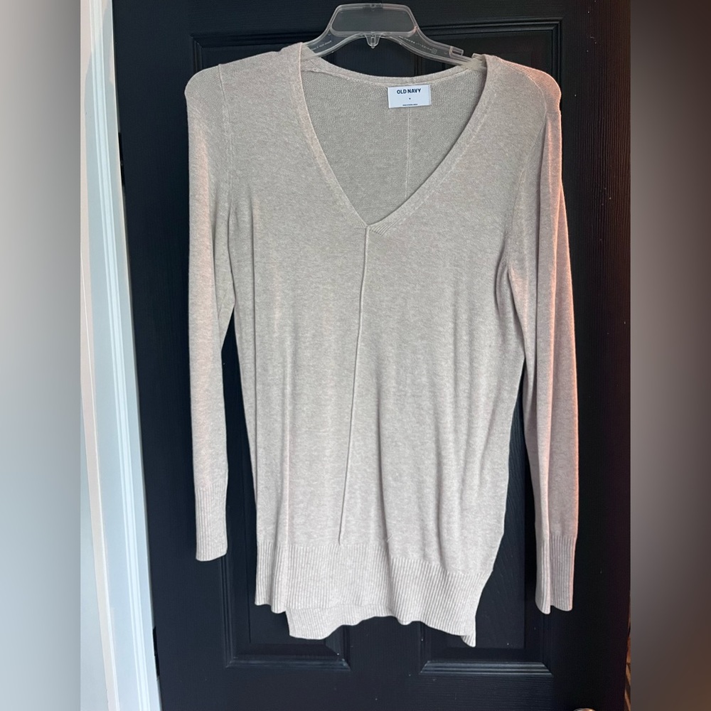 Old Navy v neck tunic sweater